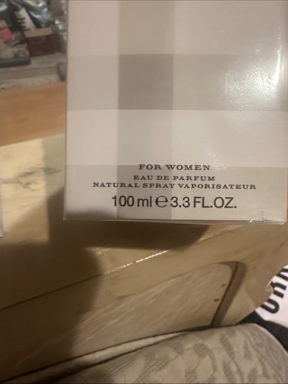 Burberry Touch for Women - Pale Pink and Beige Plaid Box